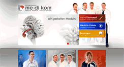 Desktop Screenshot of me-di-kom.de